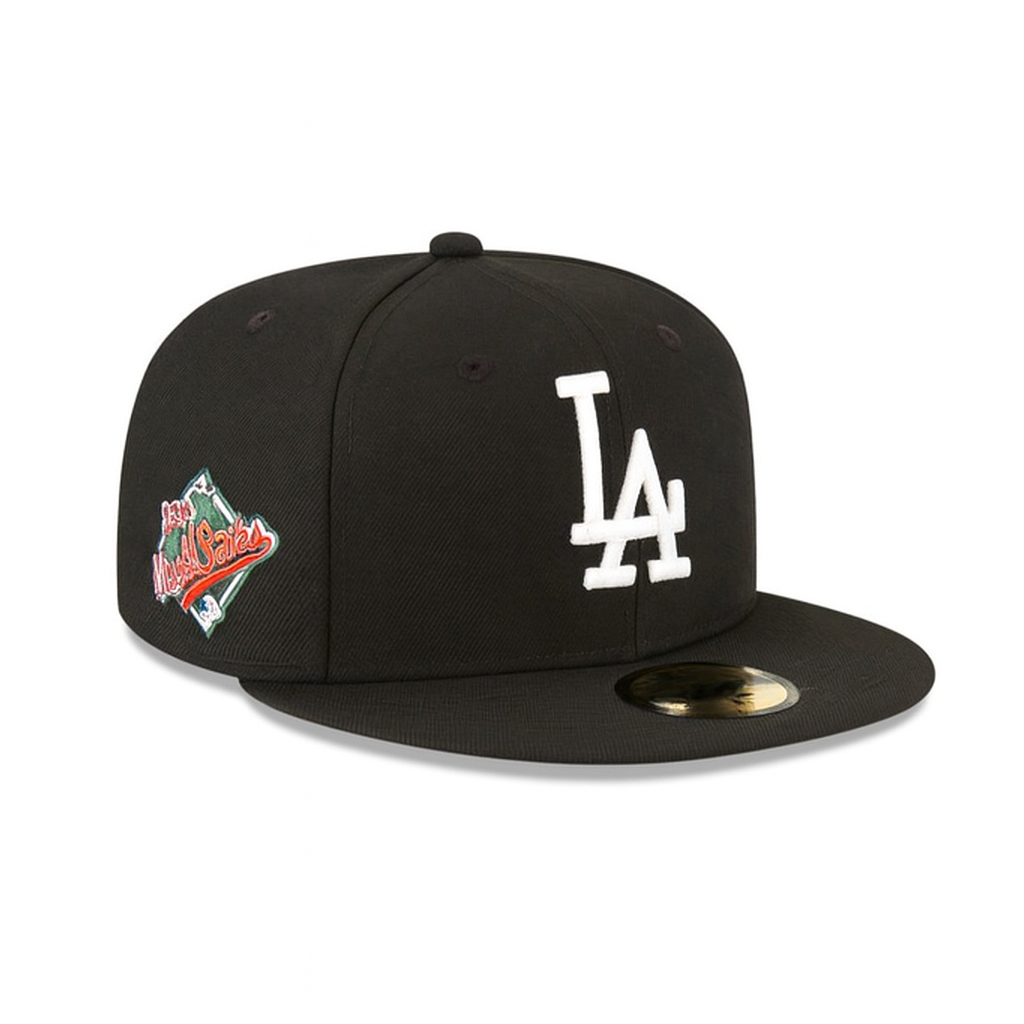 LA Dodgers Black 59FIFTY Fitted – 1988 World Series Side Patch