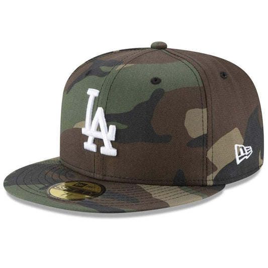 LA camo fitted cap